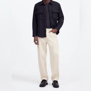 Madewell Men's Straight Jeans in Off-White